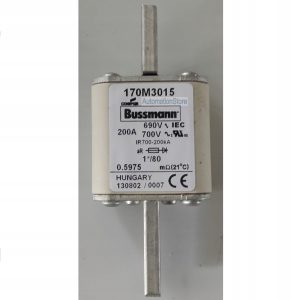 Bezpiecznik BUSSMANN 200A 700V 170M3015