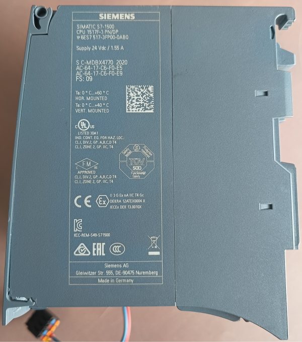 SIMATIC S7-1500 F, CPU 1517 6ES7517-3FP00-0AB0 - obrazek 2