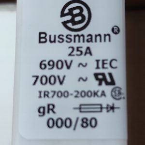 BEZPIECZNIK 25A 690V BUSSMAN 170M1361